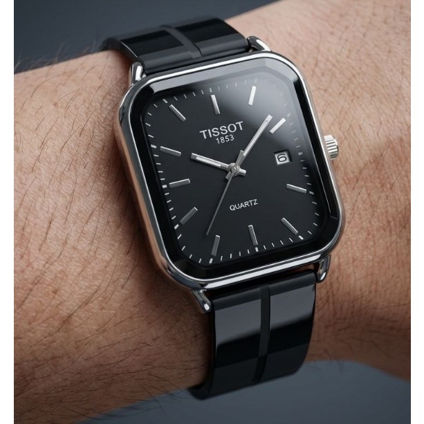 ساعت مردانه بند سیلیکونی قفل کلیپسی مگنتی تیسوت Tissot