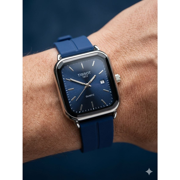 ساعت مردانه بند سیلیکونی قفل کلیپسی مگنتی تیسوت Tissot