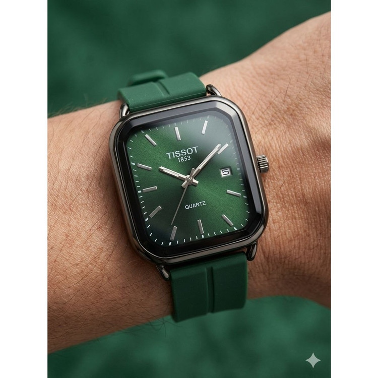 ساعت مردانه بند سیلیکونی قفل کلیپسی مگنتی تیسوت Tissot