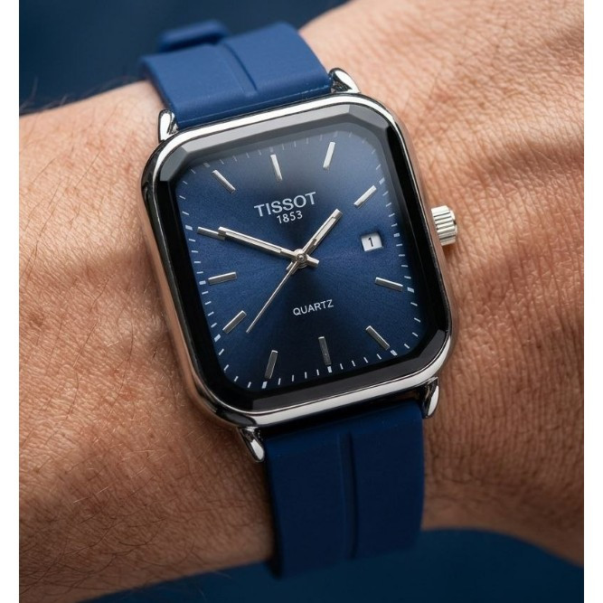 ساعت مردانه بند سیلیکونی قفل کلیپسی مگنتی کیفیت عالی تیسوت Tissot