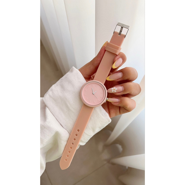 ساعت مچی زنانه فلوین بند سیلیکونی طرح مارتینی دارای رنگبندی Dan Flavin