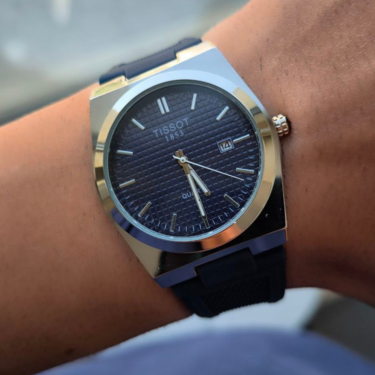 ساعت مچی مردانه بند سیلیکونی کیفیت قوی تیسوت Tissot