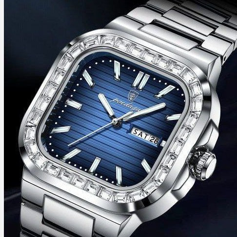 ساعت مچی مردانه اورجینال رنگ ثابت و ضد آب طرح پتک پوداگار Poedagar