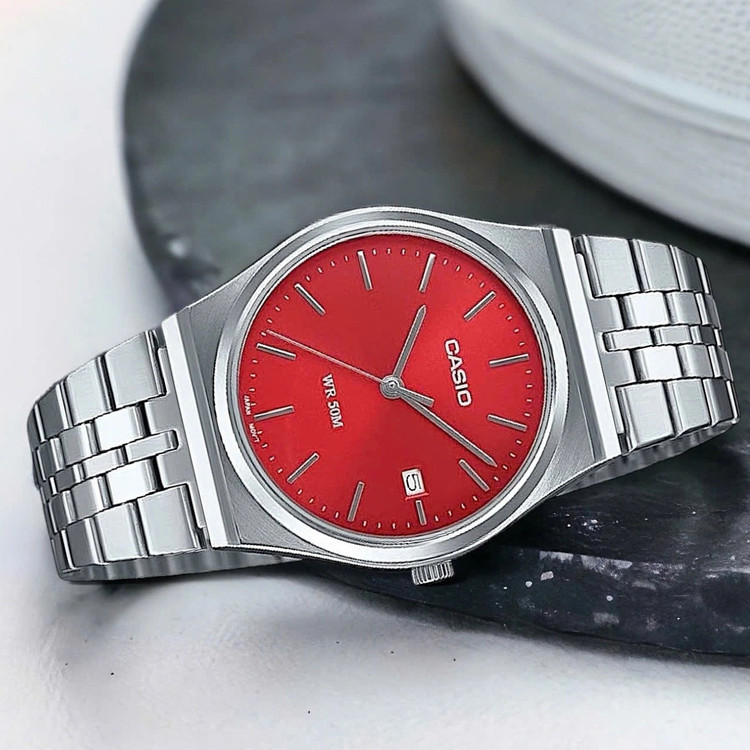 ساعت مچی مردانه کلاسیک بند استیل کاسیو گاد فادر Casio