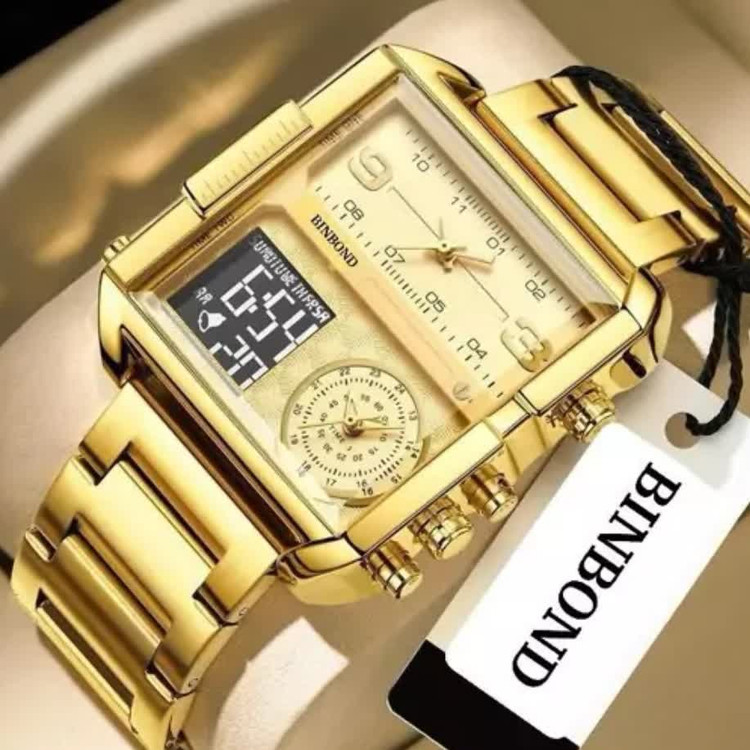 ساعت مچی مردانه اورجینال 3 موتور فعال 3 زمانه رنگ ثابت و ضداب بینبند