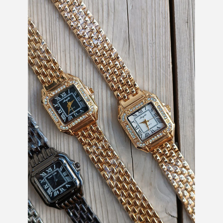 ساعت مچی زنانه قاب نگینی کارتیر CARTIER