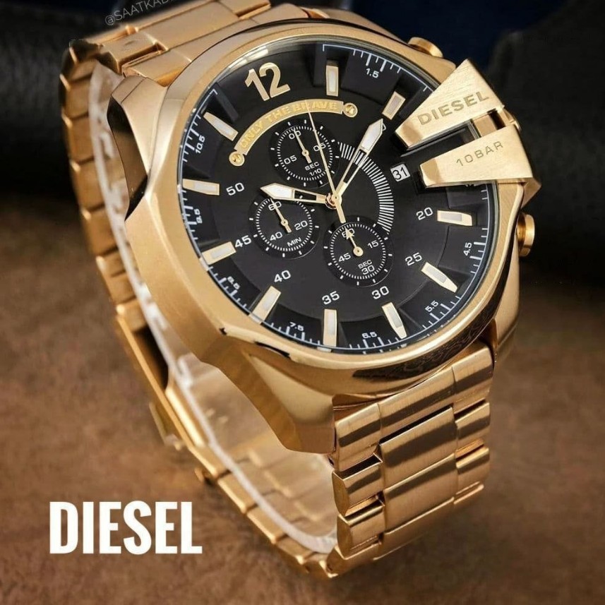 ساعت مچی مردانه اورجینال 3 موتور فعال دیزل شاخدار DIESEL