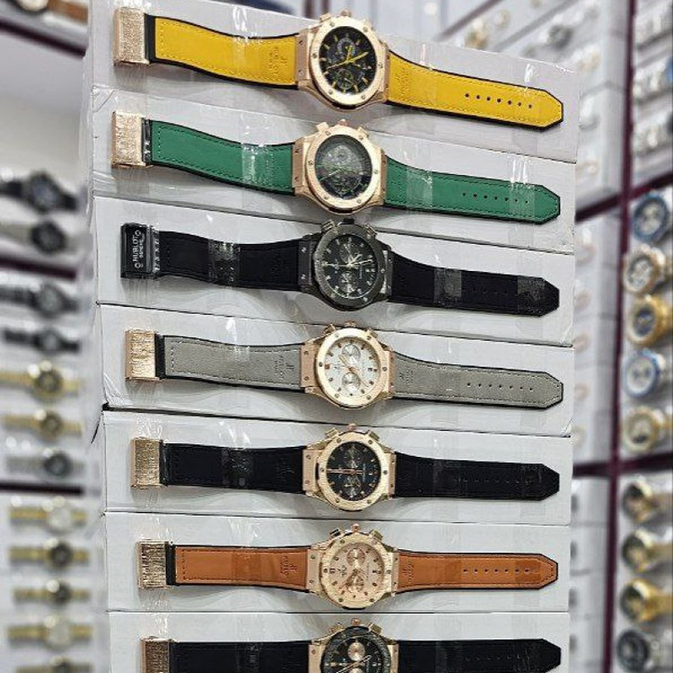 ساعت مچی مردانه 3 موتور فعال کرنوگراف هابلوت Hublot