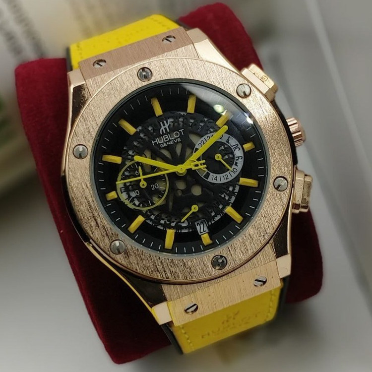 ساعت مچی مردانه 3 موتور فعال کرنوگراف هابلوت Hublot