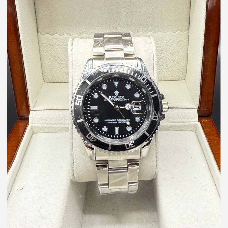 ساعت مچی مردانه بند استیل زه چرخان رولکس Rolex Submariner