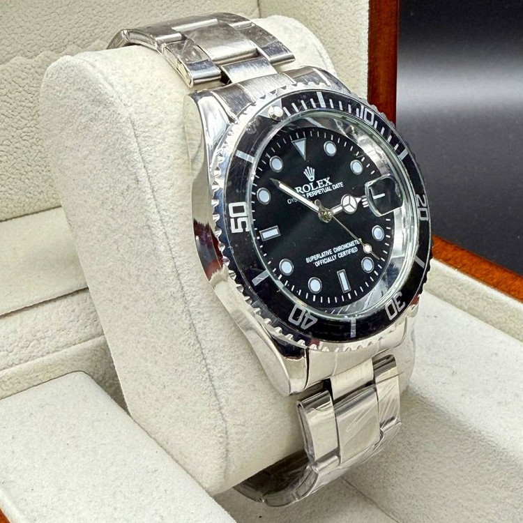 ساعت مچی مردانه بند استیل زه چرخان رولکس Rolex Submariner